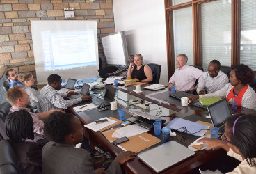 Project kickoff meeting in Nairobi